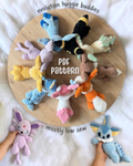 Evolution huggie buddies - full pack - low sew pocket pals