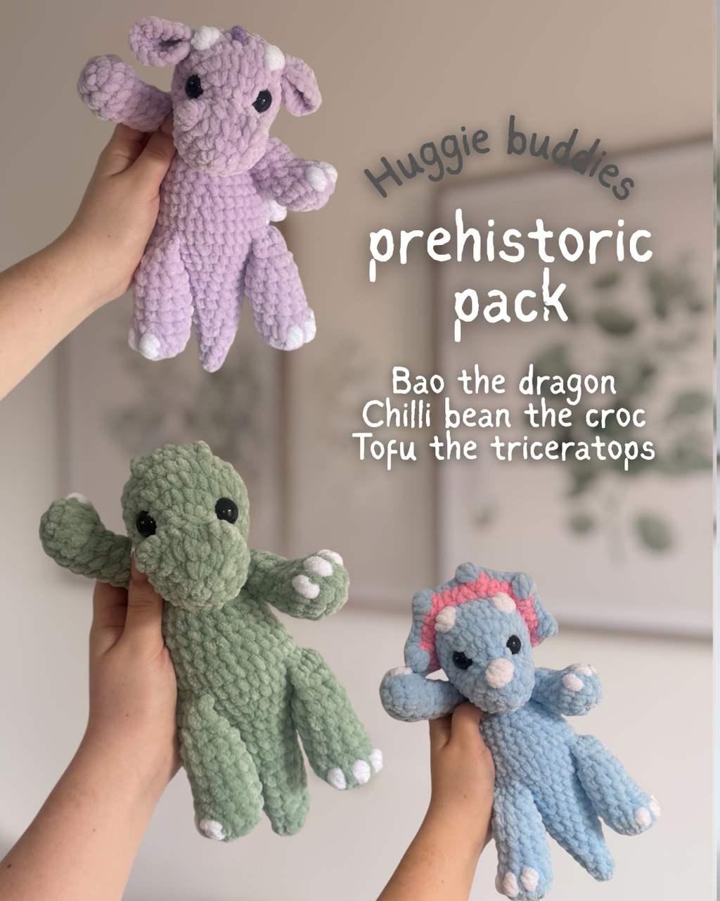 Huggies 1 & 2 - 20 no sew pattern bundle