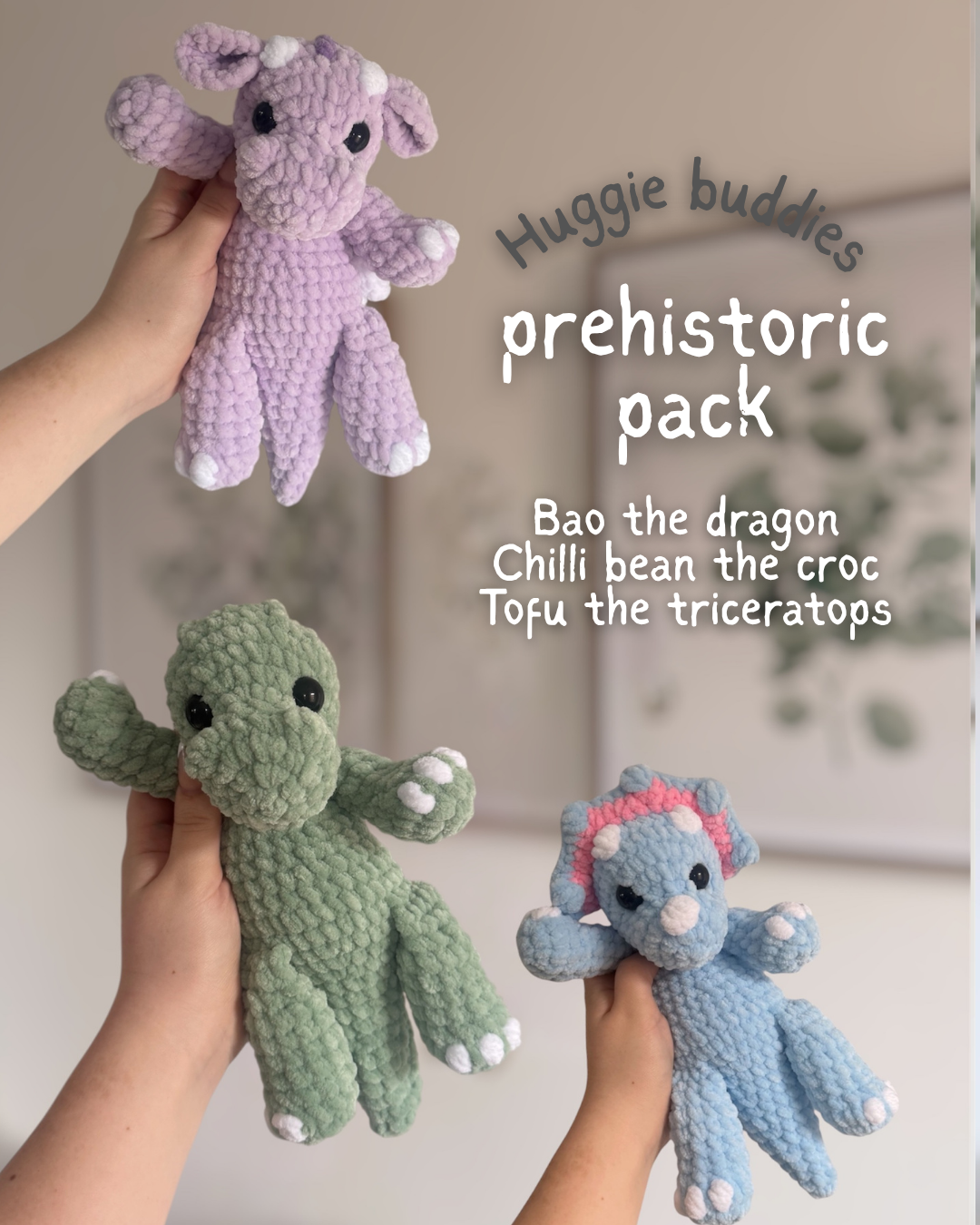 Huggies 1 & 2 - 20 no sew pattern bundle