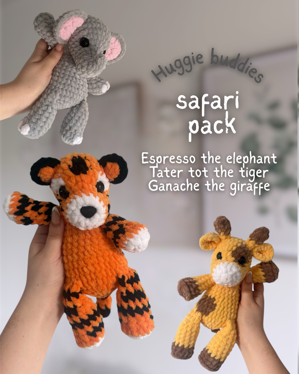 Huggies 1 & 2 - 20 no sew pattern bundle