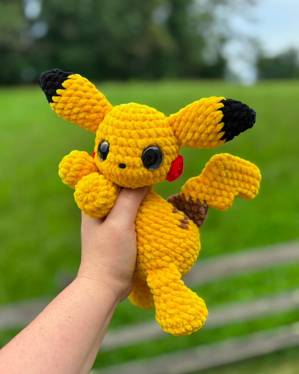 Electric mouse Low sew Monster huggies Crochet Pattern