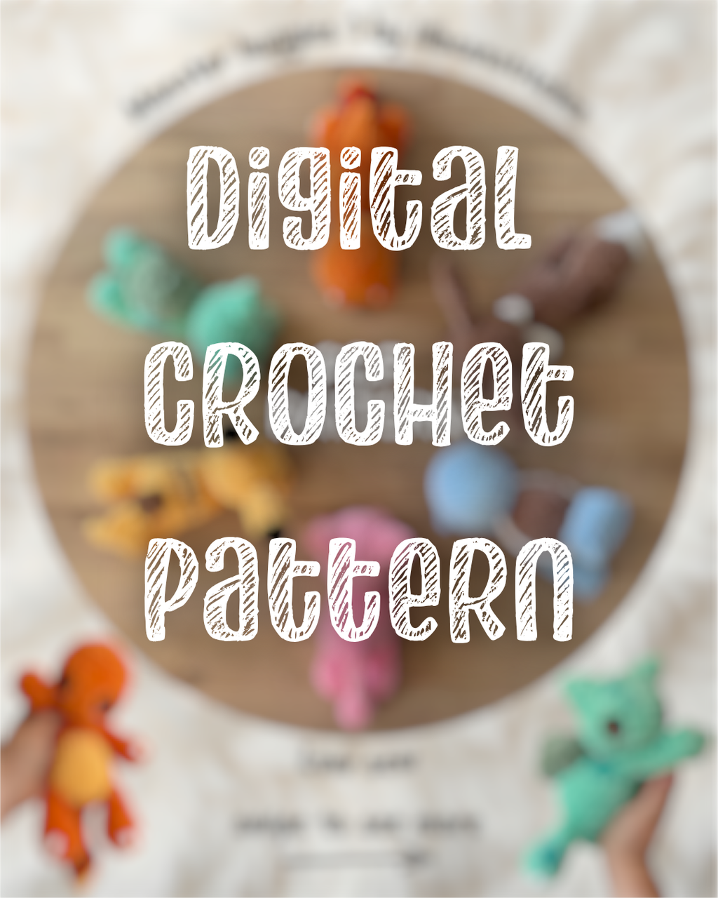 Low sew Monster huggies Crochet Pattern: 6-in-1 pocket pal monsters.