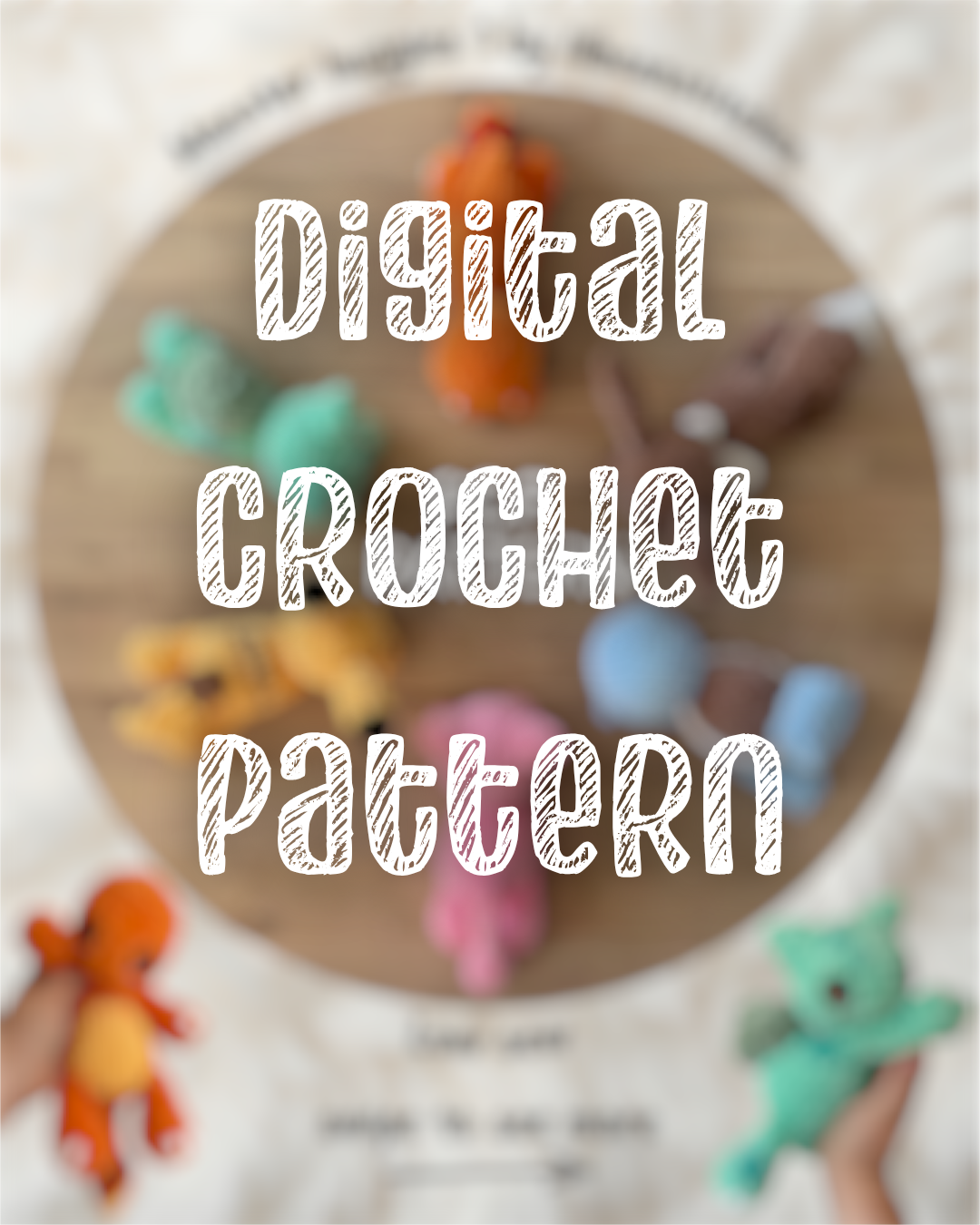 Low sew Monster huggies Crochet Pattern: 6-in-1 pocket pal monsters.