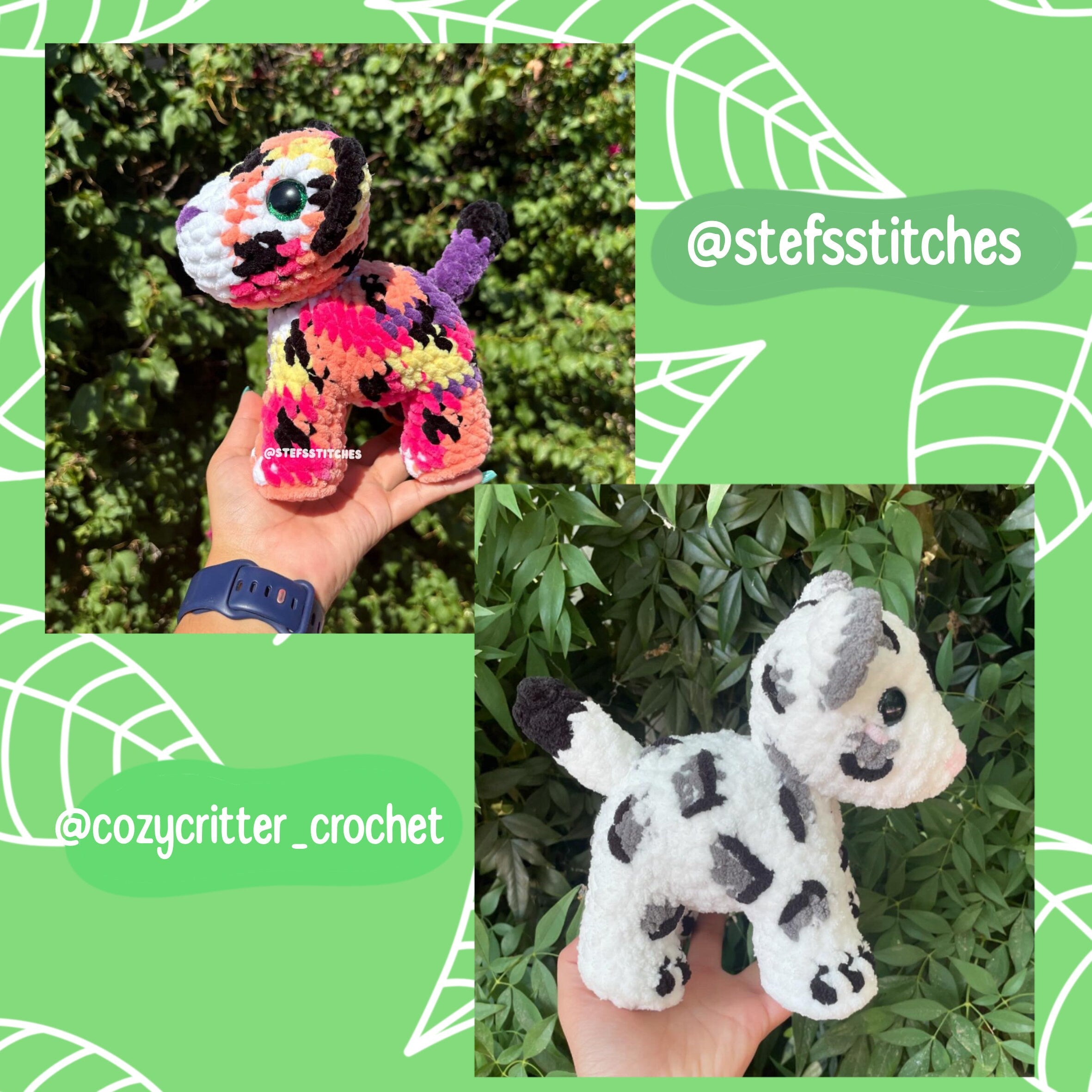 Cute leopard pattern, crochet pattern, leopard crochet pattern, small leopard crochet, crochet leopard, crochet tutorial, crochet safari