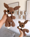 Fluffy fox Low sew Monster huggies Crochet Pattern