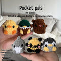 Mini pocket pals crochet pattern, mini crochet patterns, crochet market pattern, small patterns crochet, duck crochet, shark crochet