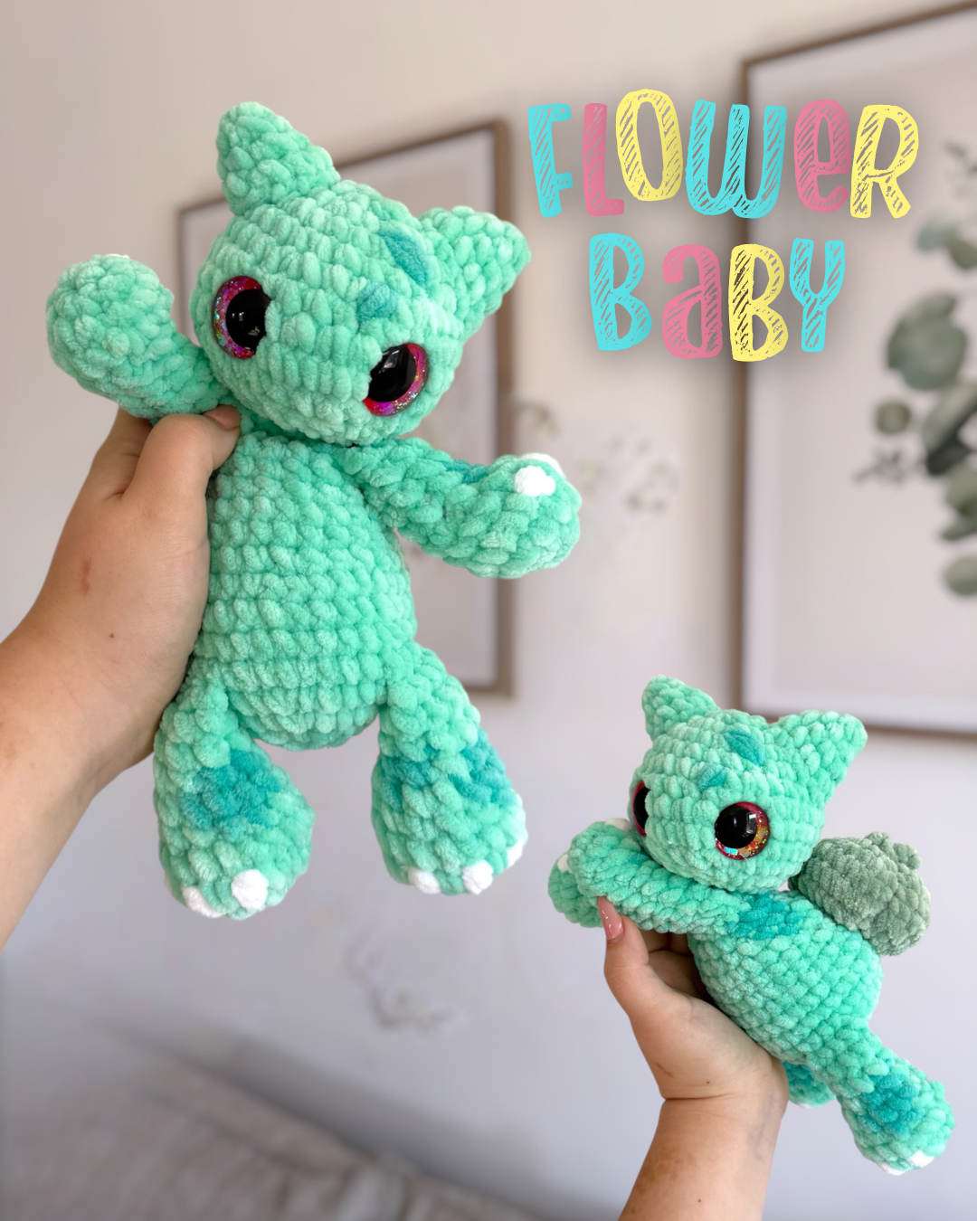 Flower baby Low sew Monster huggies Crochet Pattern