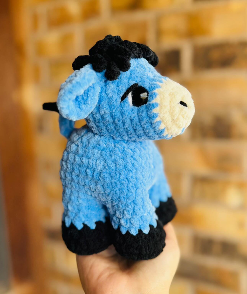 Baby donkey pattern, donkey crochet pattern, small donkey crochet pattern,  baby crochet  donkey market crochet pattern, crochet farm animal