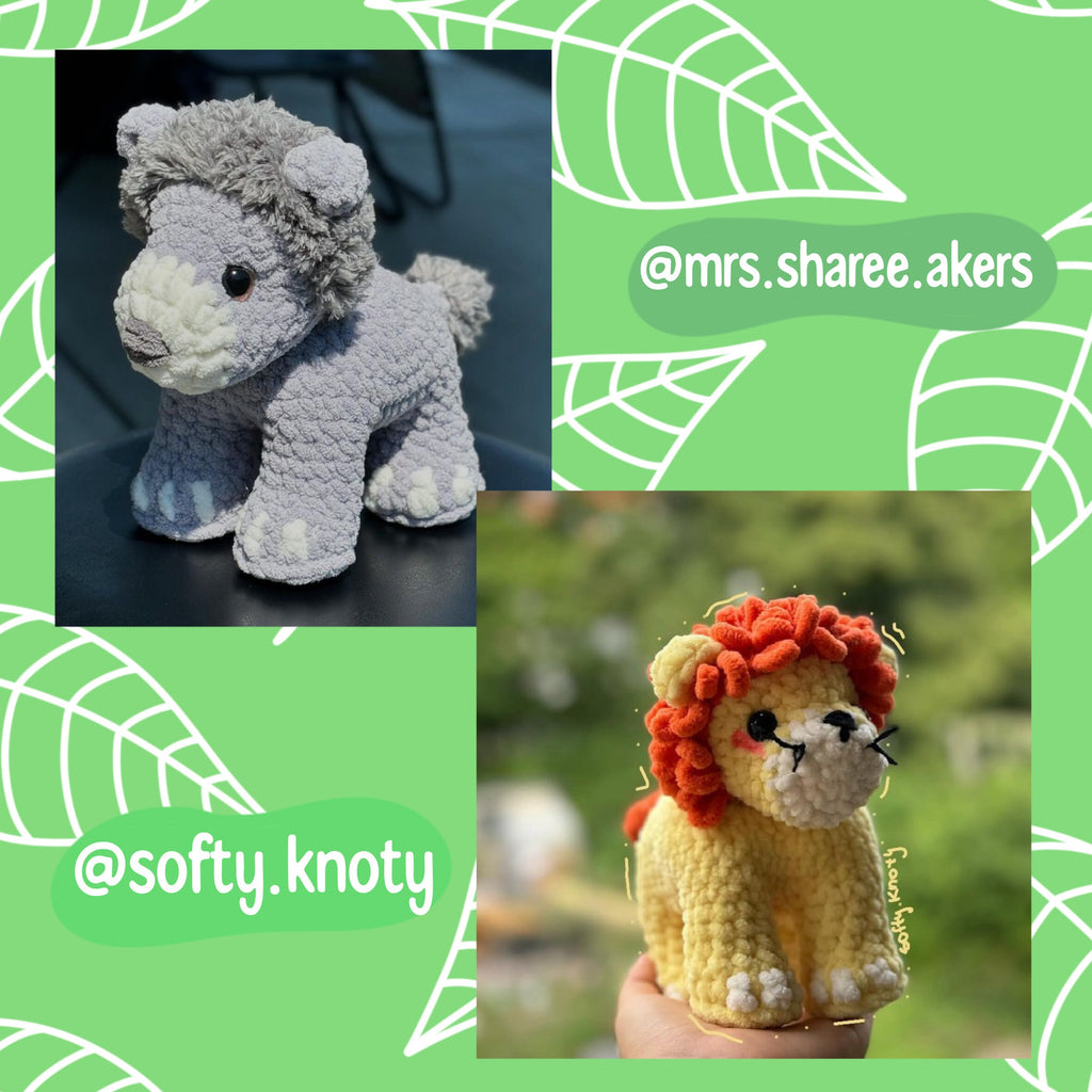 Safari animals pattern, crochet tiger pattern, lion crochet pattern, crochet leopard patter, crochet safari, crochet tutorial, plushie