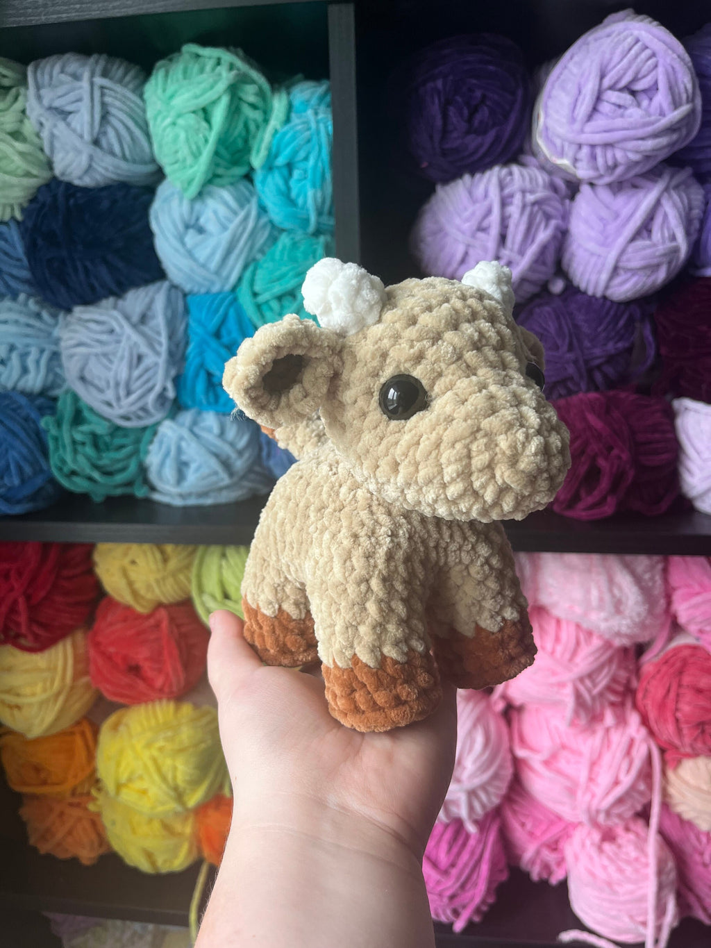 Baby goat pattern, crochet pattern, goat crochet pattern, small goat crochet, baby crochet goat, crochet tutorial, crochet farm animal