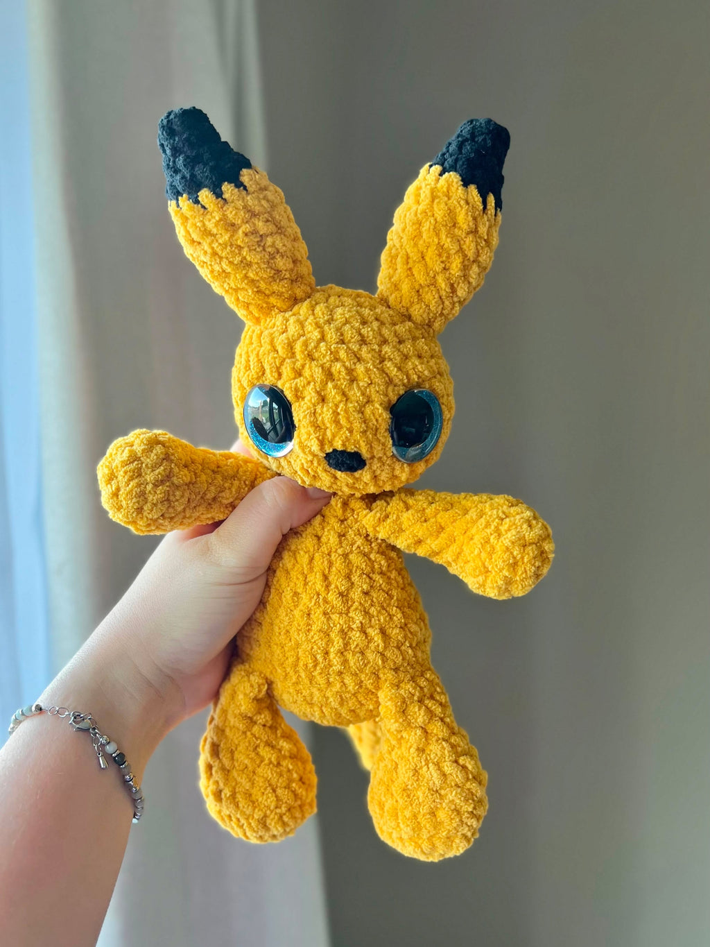 Electric mouse Low sew Monster huggies Crochet Pattern
