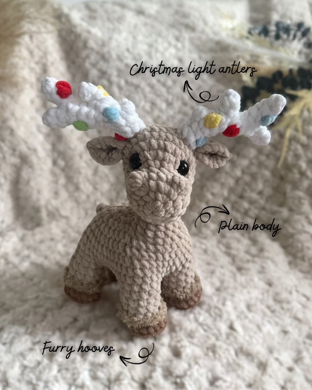 Mix and match deers- PDF pattern