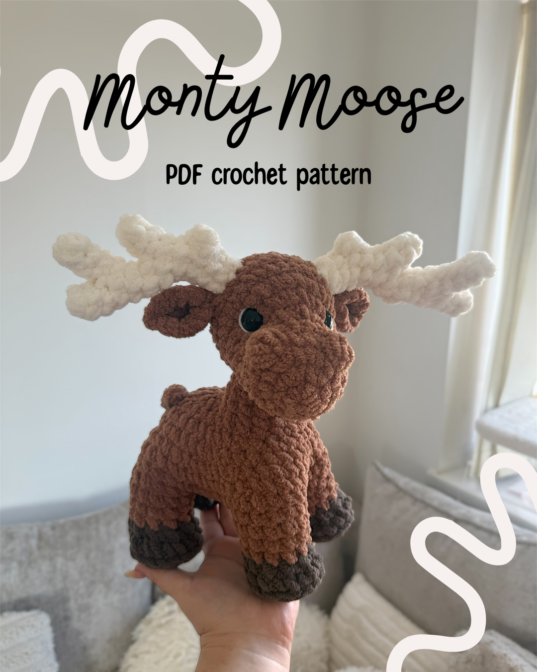 monty moose- PDF Pattern