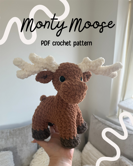 monty moose- PDF Pattern
