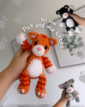 Mix and match cats: cat crochet pattern