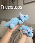 triceratops -single no sew STACKIMALS