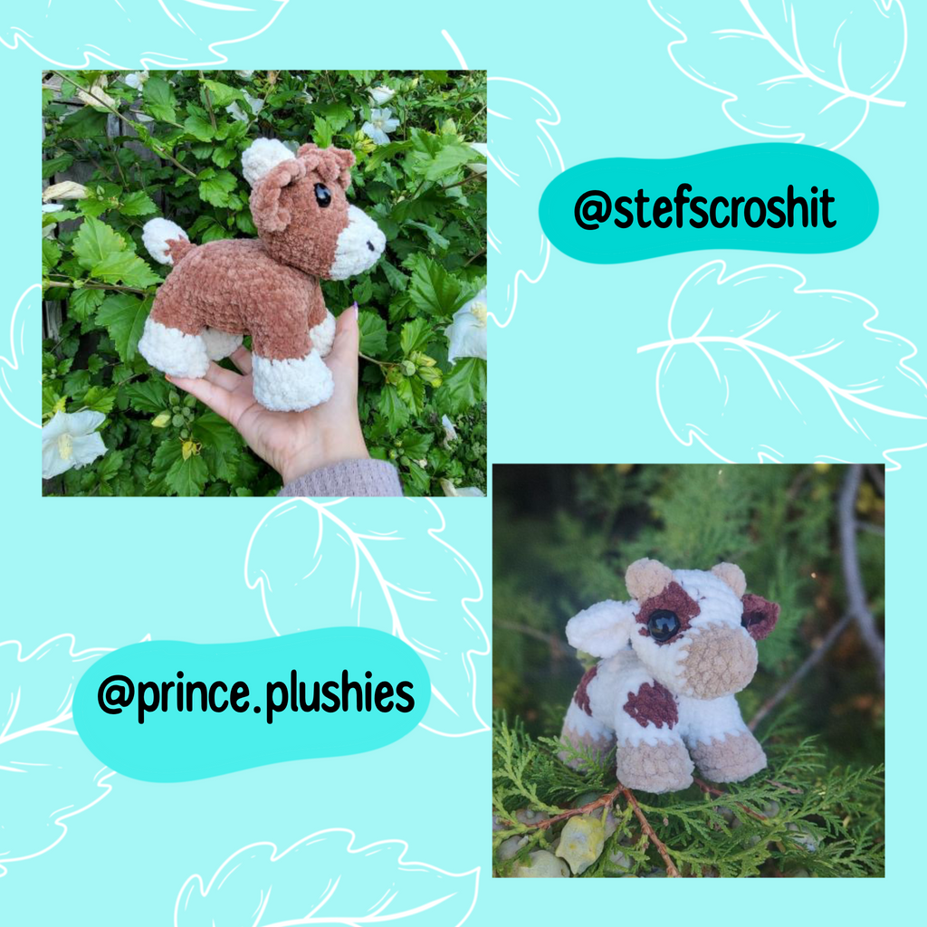 Baby cow pattern, highland cow crochet pattern, small cow crochet pattern,  baby crochet  cow, market crochet pattern, crochet farm animal