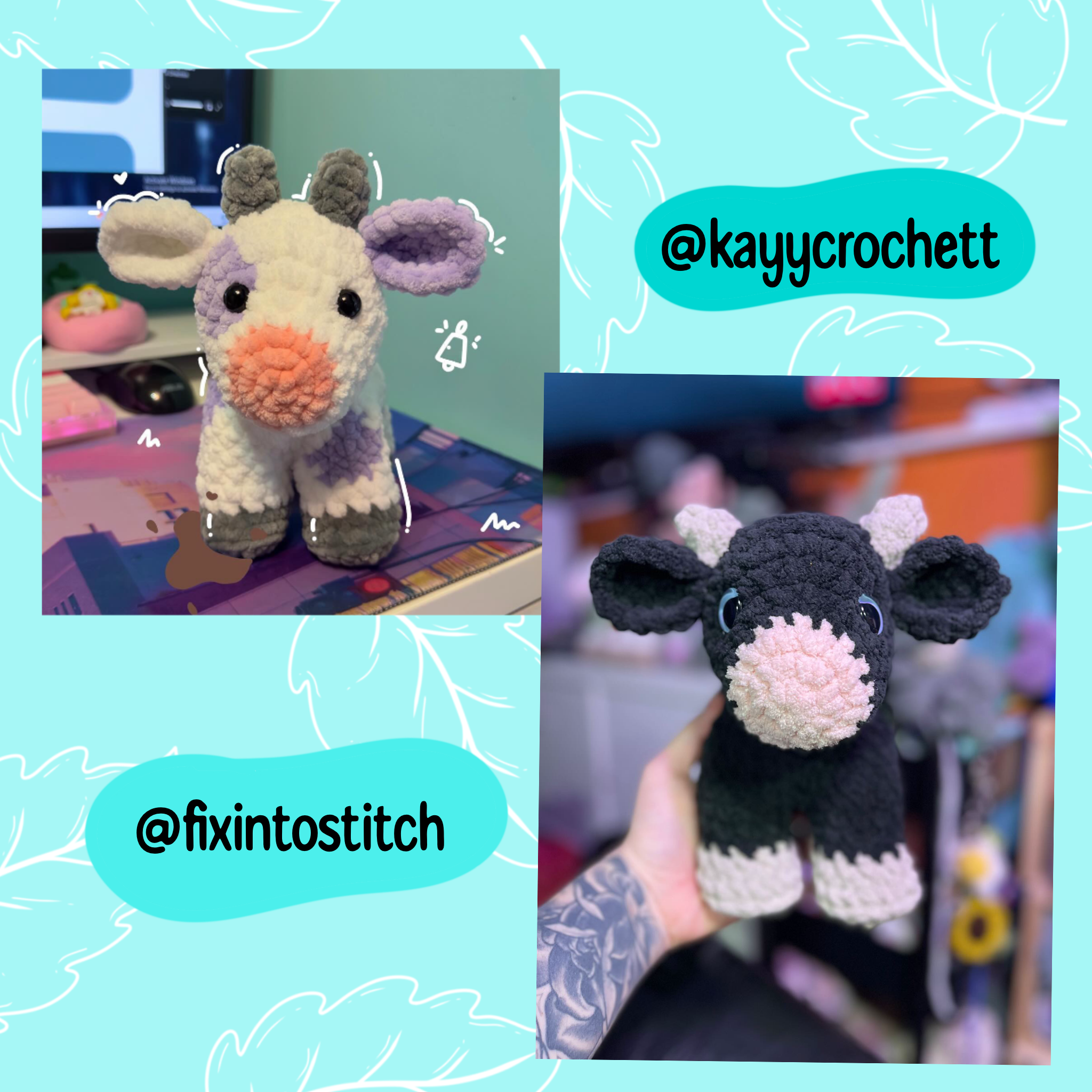Baby cow pattern, highland cow crochet pattern, small cow crochet pattern,  baby crochet  cow, market crochet pattern, crochet farm animal