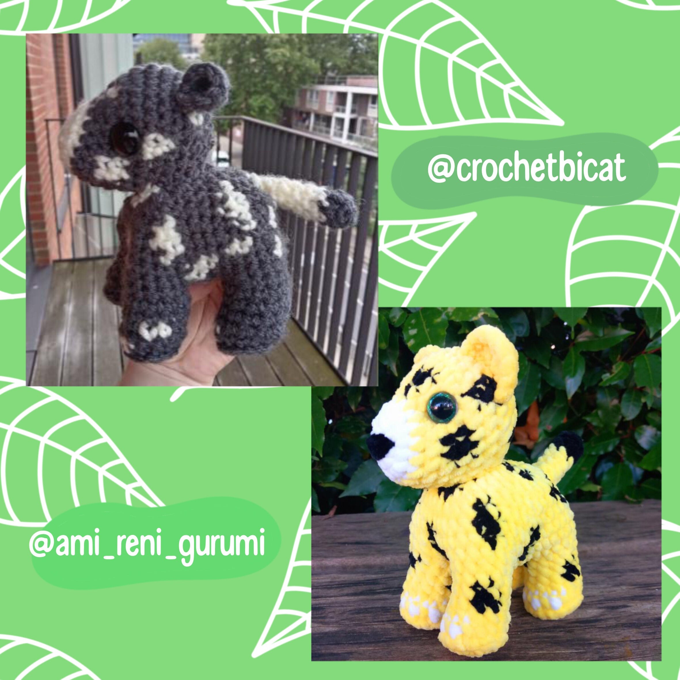 Cute leopard pattern, crochet pattern, leopard crochet pattern, small leopard crochet, crochet leopard, crochet tutorial, crochet safari