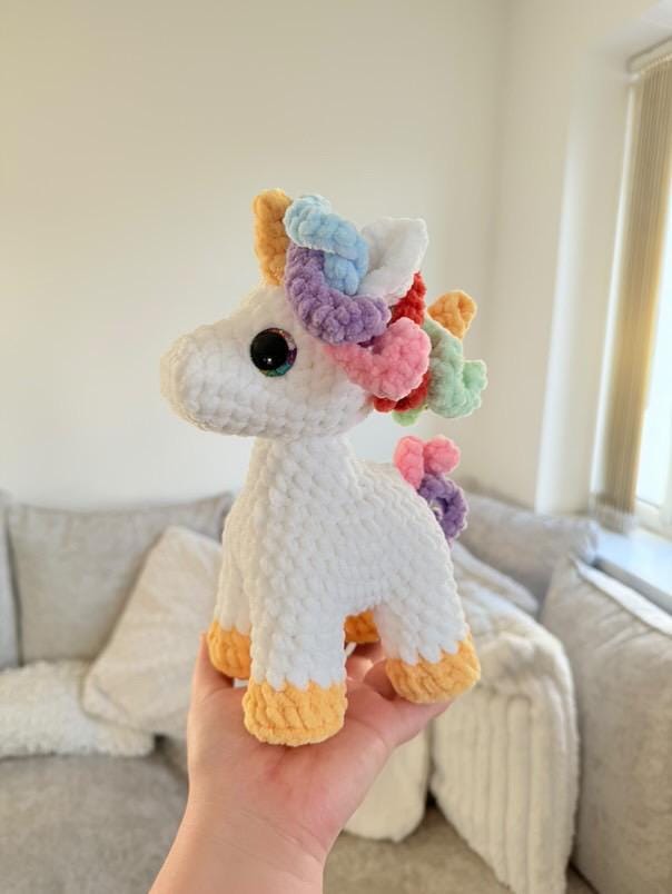 Horse pattern, unicorn crochet pattern, small horse crochet pattern,  baby horse crochet  cow, market crochet pattern, crochet farm animal