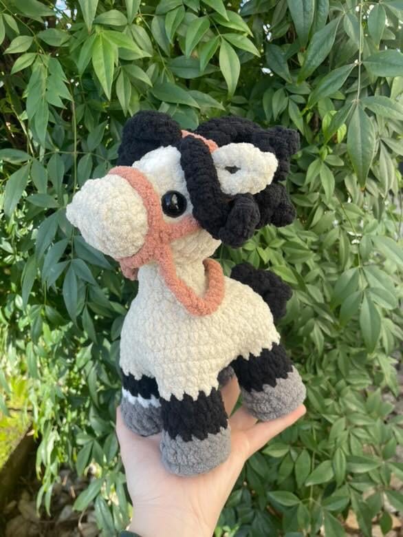 Horse pattern, unicorn crochet pattern, small horse crochet pattern,  baby horse crochet  cow, market crochet pattern, crochet farm animal